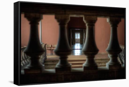 View Through Balustrade-Nathan Wright-Framed Stretched Canvas