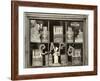View through French Shop Window-null-Framed Photographic Print