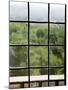 View Through Old Window Panes-Felipe Rodriguez-Mounted Photographic Print