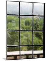 View Through Old Window Panes-Felipe Rodriguez-Mounted Photographic Print