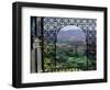 View through Ornate Iron Grille (Moucharabieh), Morocco-Merrill Images-Framed Photographic Print