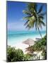 View Through Palm Trees Towards Beach and Indian Ocean, Jambiani, Island of Zanzibar, Tanzania-Lee Frost-Mounted Photographic Print