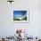 View Through Palm Trees Towards Beach and Indian Ocean, Jambiani, Island of Zanzibar, Tanzania-Lee Frost-Framed Photographic Print displayed on a wall