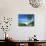 View Through Palm Trees Towards Beach and Indian Ocean, Jambiani, Island of Zanzibar, Tanzania-Lee Frost-Mounted Photographic Print displayed on a wall