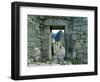 View Through Stone Doorway of the Inca Ruins of Machu Picchu in the Andes Mountains, Peru-Jim Zuckerman-Framed Photographic Print