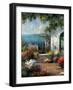 View Through the Arch-Harvey-Framed Art Print