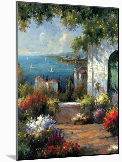 View Through the Arch-Harvey-Mounted Art Print