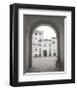 View Through the Archway II-Cyndi Schick-Framed Giclee Print