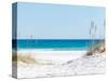 View through the Dunes to the Blue Ocean of Pensacola Beach-Sonja Filitz-Stretched Canvas