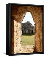 View Through the Entrance Arch, Mayan Ruins, Ek Balam, Yucatan, Mexico, North America-null-Framed Stretched Canvas