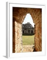 View Through the Entrance Arch, Mayan Ruins, Ek Balam, Yucatan, Mexico, North America-null-Framed Photographic Print