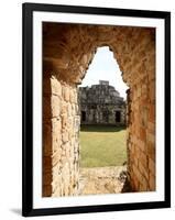 View Through the Entrance Arch, Mayan Ruins, Ek Balam, Yucatan, Mexico, North America-null-Framed Photographic Print