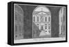 View Through the Gateway of the Royal College of Physicians, City of London, 1760-James Taylor-Framed Stretched Canvas