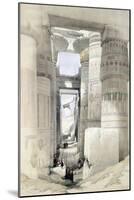 'View through the Hall of Columns, Karnak', Egypt, c1845-David Roberts-Mounted Giclee Print