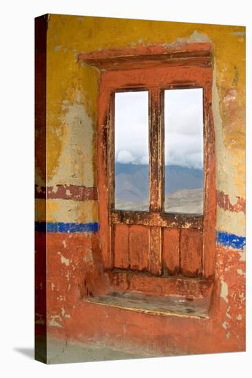 View Through the Monastery Window, Likir Monastery, Ladakh, India-null-Stretched Canvas