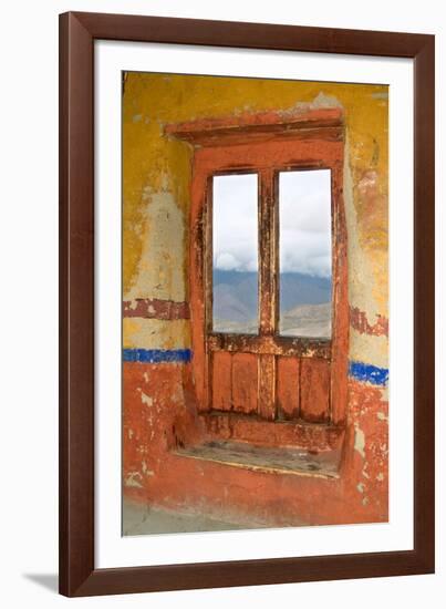 View Through the Monastery Window, Likir Monastery, Ladakh, India-null-Framed Photographic Print