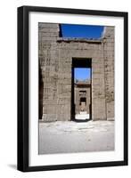 View Through the Pylons, Mortuary Temple of Rameses Iii, Medinat Habu, Luxor, C12th Century Bc-CM Dixon-Framed Photographic Print