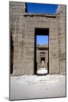 View Through the Pylons, Mortuary Temple of Rameses Iii, Medinat Habu, Luxor, C12th Century Bc-CM Dixon-Mounted Photographic Print