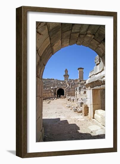 View Through the Vaulted Entrance of the Xanthos Theatre into the Orchestra Pit-null-Framed Photographic Print