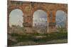 View Through Three Arches of the Third Storey of the Colosseum, 1815-Christoffer-wilhelm Eckersberg-Mounted Giclee Print