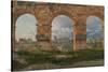 View Through Three Arches of the Third Storey of the Colosseum, 1815-Christoffer-wilhelm Eckersberg-Stretched Canvas