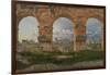 View Through Three Arches of the Third Storey of the Colosseum, 1815-Christoffer-wilhelm Eckersberg-Framed Giclee Print