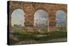 View Through Three Arches of the Third Storey of the Colosseum, 1815-Christoffer-wilhelm Eckersberg-Stretched Canvas