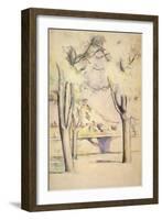 View Thru the Trees, 1887-Paul C?zanne-Framed Giclee Print