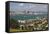 View to Auckland from Mount Victoria in Devonport, Auckland, North Island, New Zealand, Pacific-Stuart Black-Framed Stretched Canvas