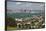 View to Auckland from Mount Victoria in Devonport, Auckland, North Island, New Zealand, Pacific-Stuart Black-Framed Photographic Print