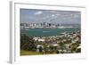 View to Auckland from Mount Victoria in Devonport, Auckland, North Island, New Zealand, Pacific-Stuart Black-Framed Photographic Print