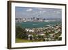 View to Auckland from Mount Victoria in Devonport, Auckland, North Island, New Zealand, Pacific-Stuart Black-Framed Photographic Print