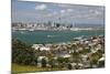 View to Auckland from Mount Victoria in Devonport, Auckland, North Island, New Zealand, Pacific-Stuart Black-Mounted Photographic Print