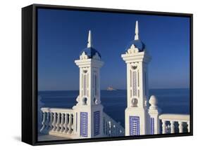 View to Benidorm Island from the Balcon Del Mediterraneo, Alicante, Valencia, Spain, Europe-Tomlinson Ruth-Framed Stretched Canvas