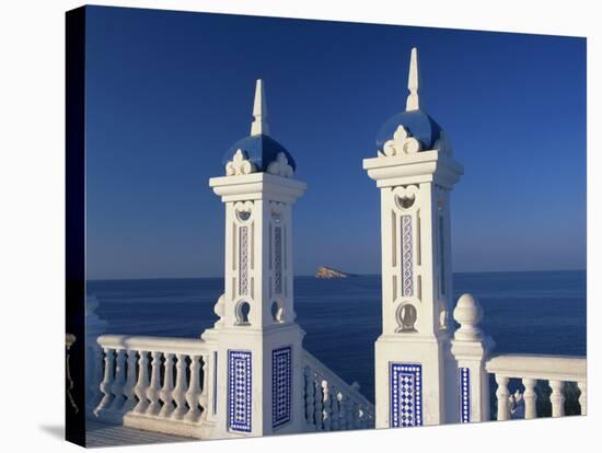 View to Benidorm Island from the Balcon Del Mediterraneo, Alicante, Valencia, Spain, Europe-Tomlinson Ruth-Stretched Canvas