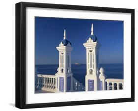 View to Benidorm Island from the Balcon Del Mediterraneo, Alicante, Valencia, Spain, Europe-Tomlinson Ruth-Framed Photographic Print