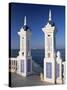 View to Benidorm Island from the Balcon Del Mediterraneo, Costa Blanca, Valencia, Spain-Ruth Tomlinson-Stretched Canvas