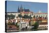 View to Castle District with St. Vitus Cathedral-Angelo-Stretched Canvas