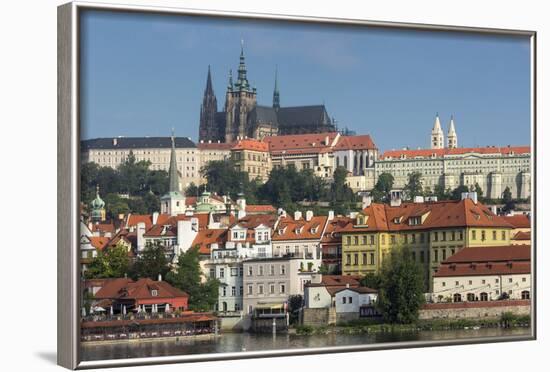 View to Castle District with St. Vitus Cathedral-Angelo-Framed Photographic Print