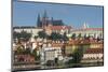 View to Castle District with St. Vitus Cathedral-Angelo-Mounted Photographic Print