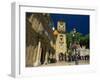 View to Clock Tower, Aix-En-Provence, Bouches-Du-Rhone, Provence, France-Tomlinson Ruth-Framed Photographic Print