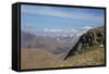 View to Crummock Water from Great Borne in Winter-Peter Barritt-Framed Stretched Canvas
