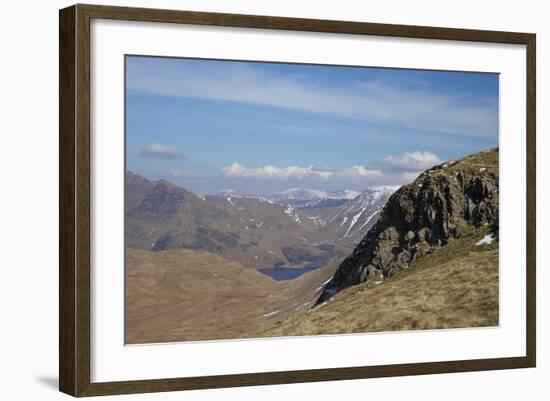 View to Crummock Water from Great Borne in Winter-Peter Barritt-Framed Photographic Print