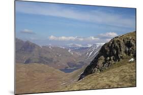 View to Crummock Water from Great Borne in Winter-Peter Barritt-Mounted Photographic Print