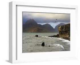 View to Cuillin Hills from Elgol Harbour, Isle of Skye, Inner Hebrides, Scotland, United Kingdom, E-Peter Richardson-Framed Photographic Print