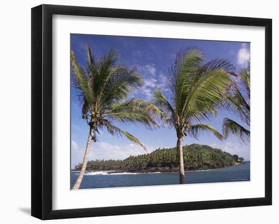 View to Devil's Island, Where Dreyfus and Papillon were Imprisoned, French Guiana, South America-Ken Gillham-Framed Photographic Print