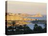 View to East Along Coast at Sunset, Cubells, Ibiza, Balearic Islands, Spain, Mediterranean, Europe-Tomlinson Ruth-Stretched Canvas