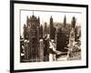 View to Grand Avenue, Chicago, 1930-null-Framed Art Print