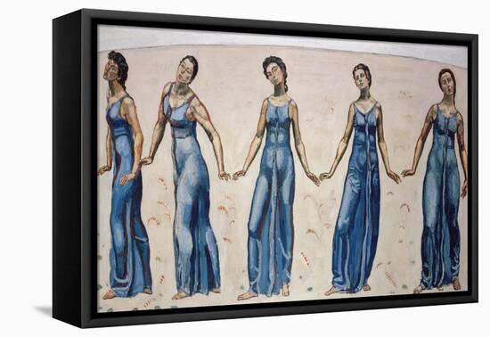 View to Infinity-Ferdinand Hodler-Framed Stretched Canvas