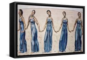 View to Infinity-Ferdinand Hodler-Framed Stretched Canvas